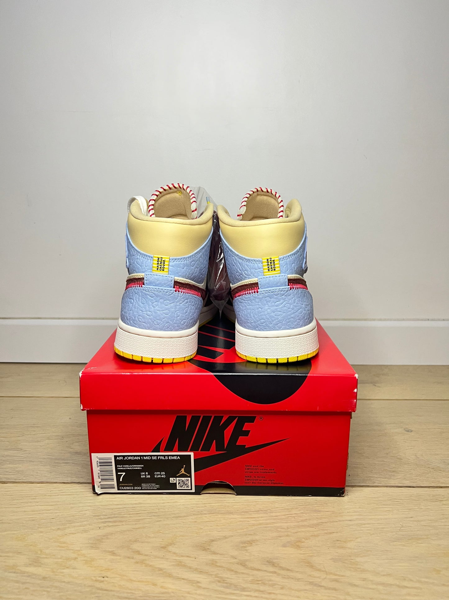 JORDAN 1 HIGH MAISON CHATEAU ROUGE