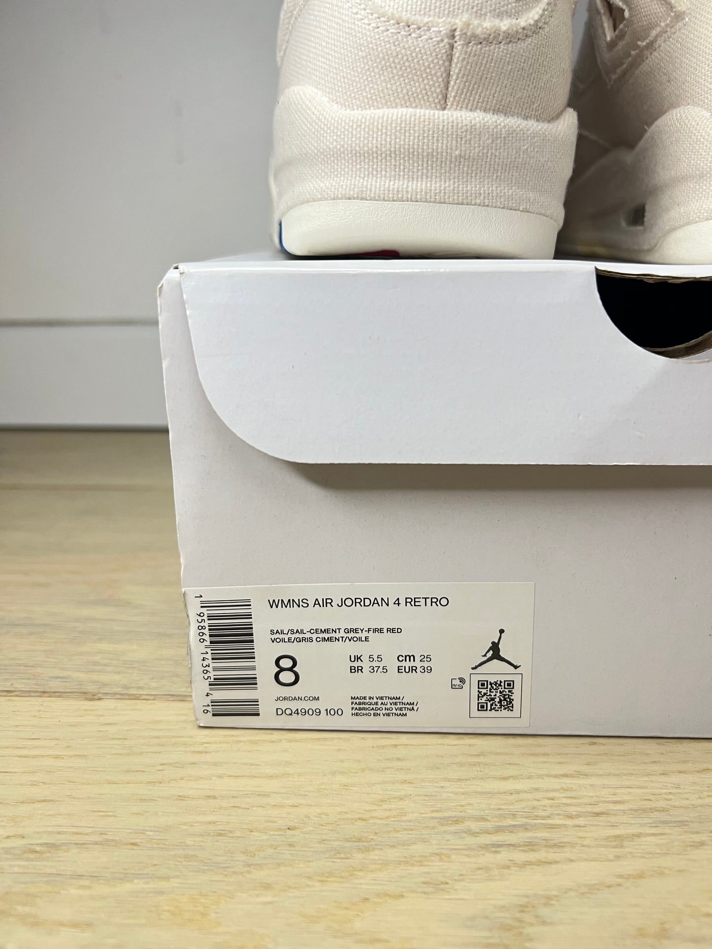 JORDAN 4 BLANK CANVAS