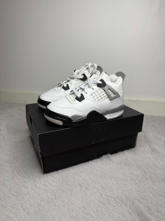 Jordan 4 white cement
