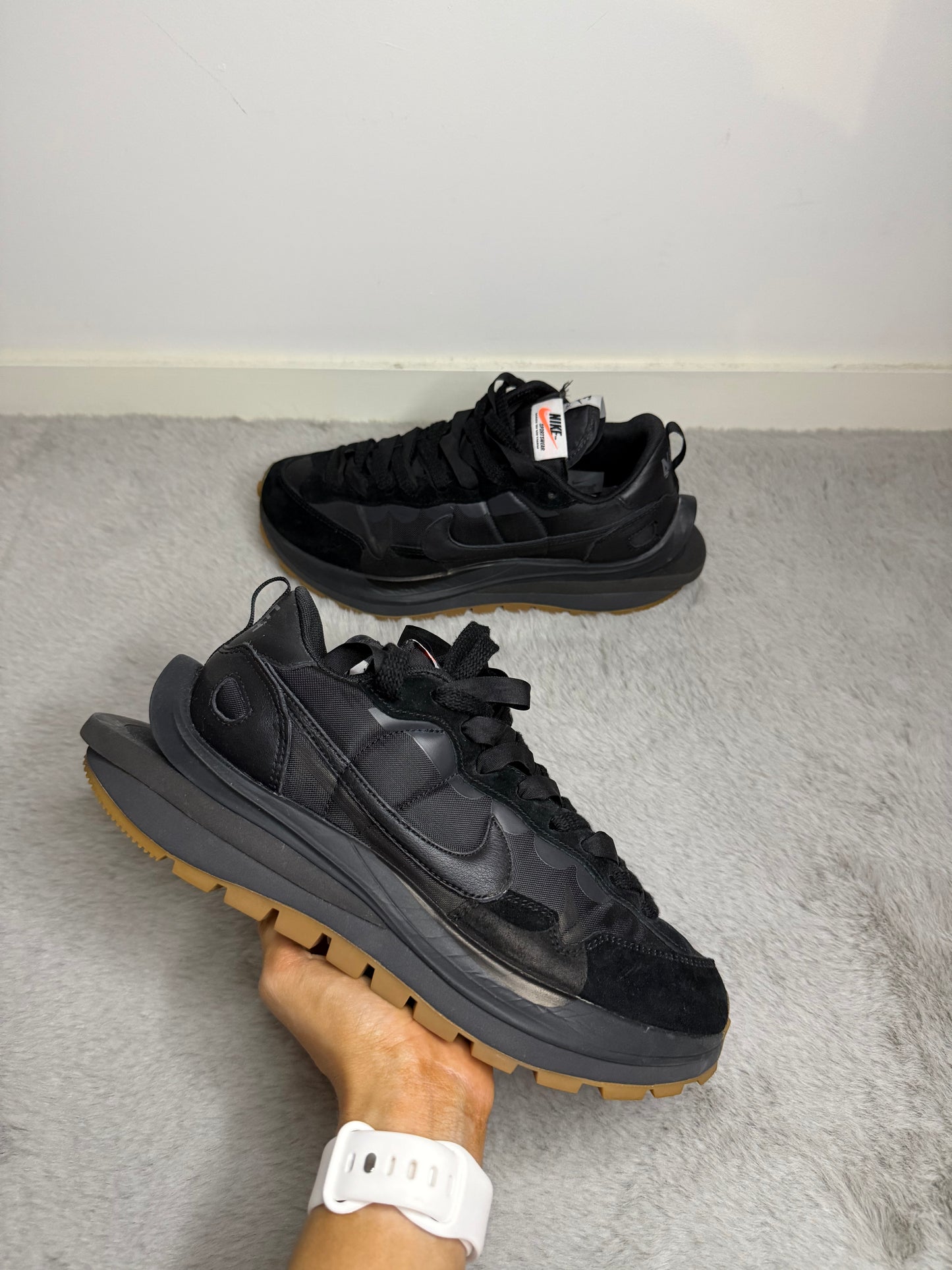 Sacai vapporwaffle black gum