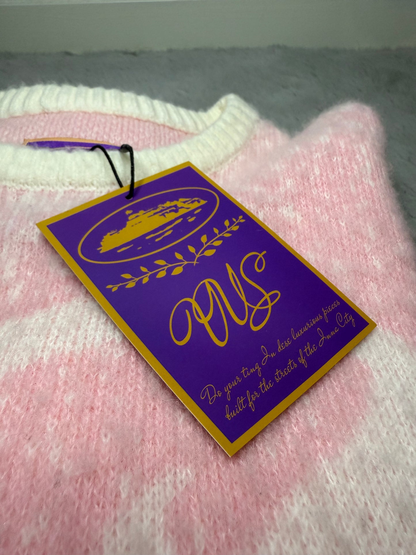 sweat corteiz mohair pink