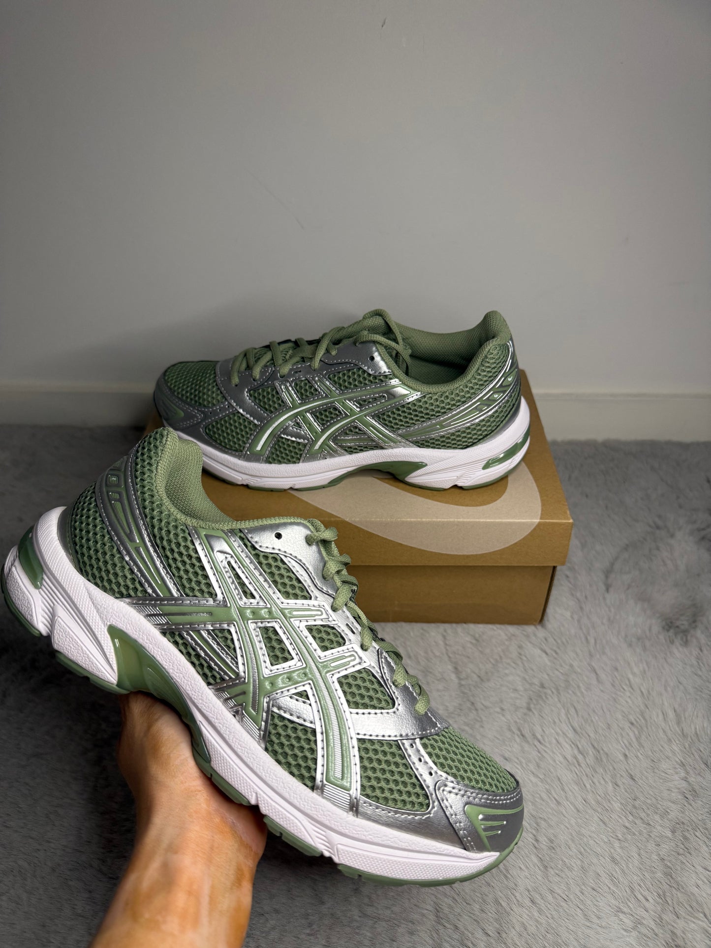 Asics Gel 1130 Swamp Green Pure Silver