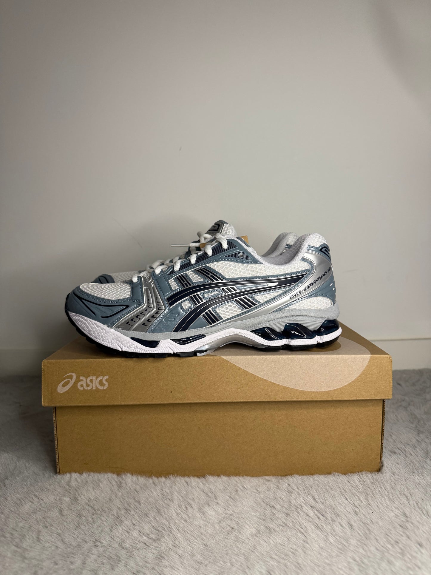 Asics Gel Kayano 14 White Fjord Grey