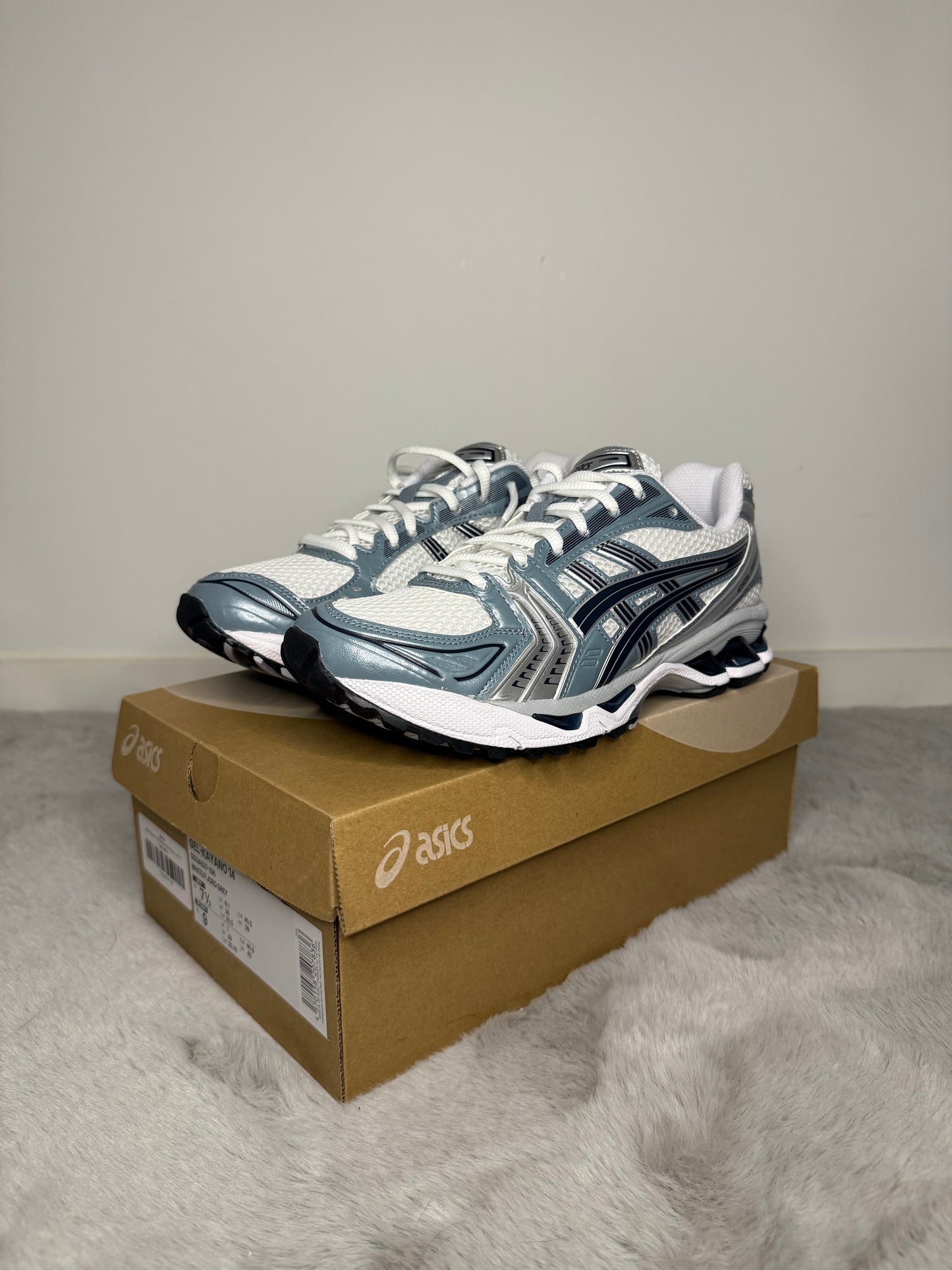 Asics Gel Kayano 14 White Fjord Grey