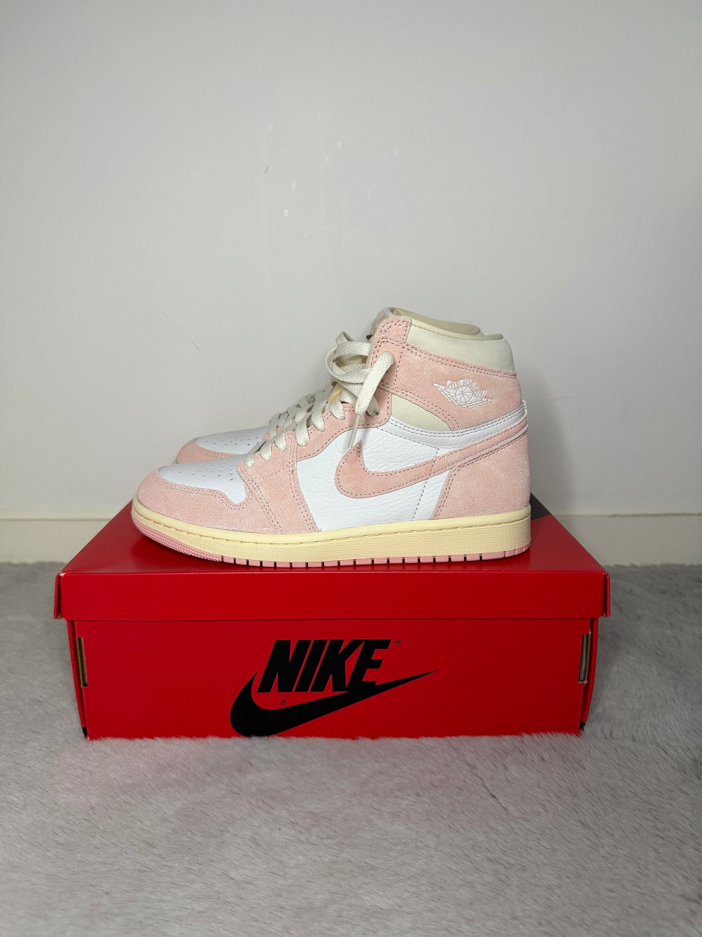 Jordan 1 high washed pink